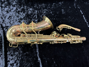 Photo Original Lacquer Early 50s Vintage CG Conn 6M Naked Lady Alto Sax - Serial # 347425